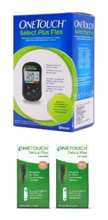 Glucómetro One Touch Select Plus Flex + Lancetas Delica Kit