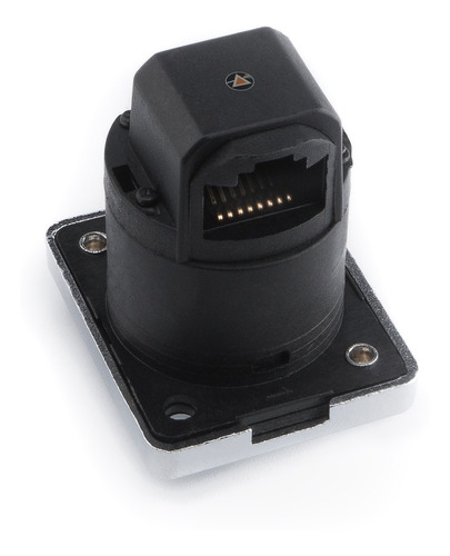 Imagen 2 de 5 de Conector Ethercon Rj45 Quick Through Ethernet P/ Chasis @tl