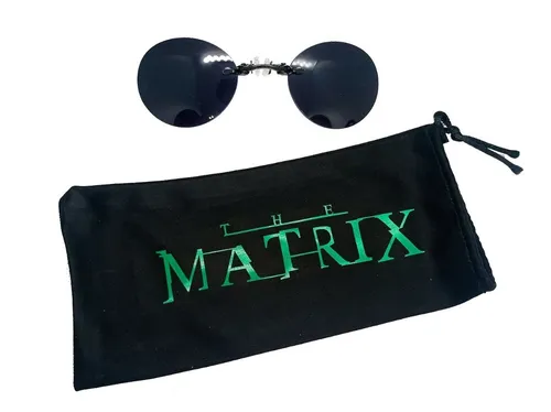 Lentes De Morfeo Negros Con Funda De The Matrix Ciberpunk