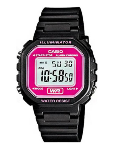 Reloj Casio Vintage Dama (la-20wh-4adf) Digital Cronómetro 