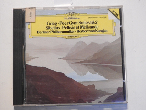 Cd0967 - Peer Gynt Suites 1 & 2- Sibelius  Karajan