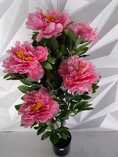 Planta Artificial Rosa De Campo 80cm