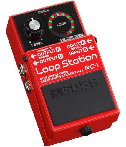 Boss Rc-1 Loop Station Looper Pedal Bundle Strukture S6p48 C