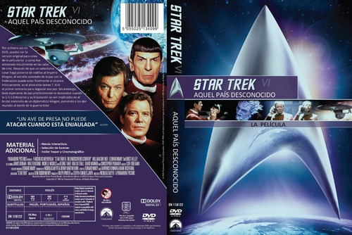 Viaje A Las Estrellas 6 - Aquel País Desconocido - 1992 Dvd