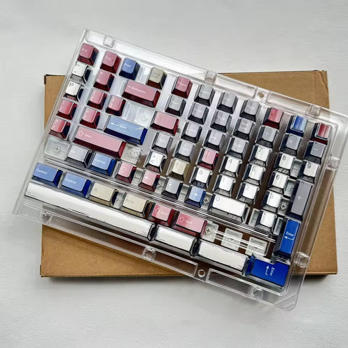 Capa Para Teclas Pbt Comic Style Keycaps Cherry 141 Teclas Branco Inglês Us