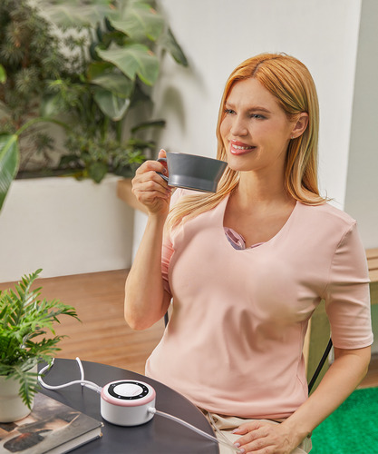 Momcozy V1 Pro Extractor De Leche Eléctrico, Extractor de Leche Portátil Manos Libres, Rojo