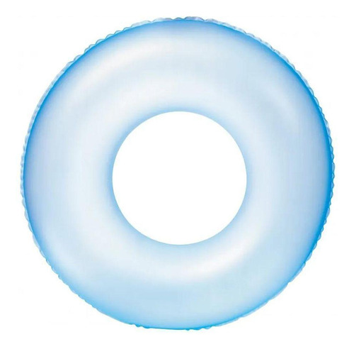 Boia Inflável Circular Para Piscina 76cm Neon Azul Belfix