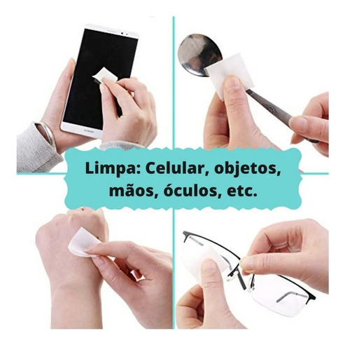 Álcool Swab 70% Sachês Lenço Umedecido 600 Und Labor Import