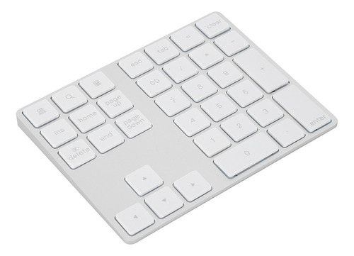 Bt308 34 Chaves Mini Numpad Recarregável Sem Fio Numérico