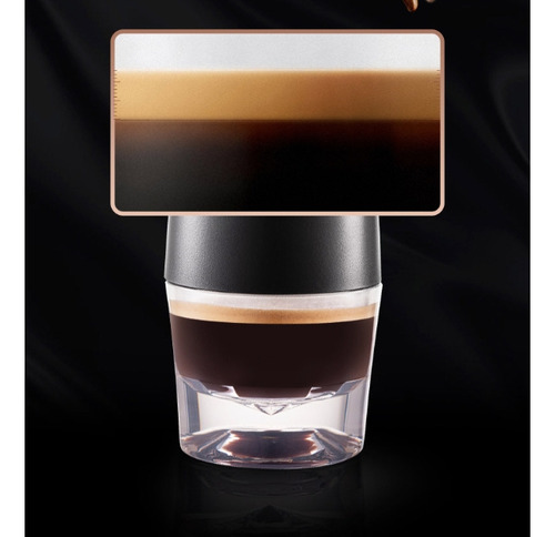 Cd Blanco Máquina Espresso Cafetera Portátil Cápsula Y Café