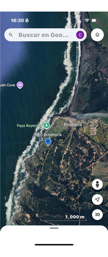 Sitio Primera Linea Frente Al Mar, Boyeruca, Con Playa