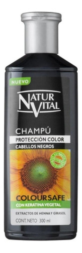Shampoo Colour Safe Henna Cabello Negro