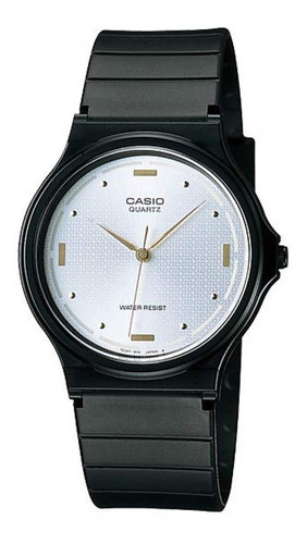 Reloj Unisex Casio Vintage Mq-76-7a1 Joyeria Esponda Color de la malla Negro Color del bisel Negro Color del fondo Plateado