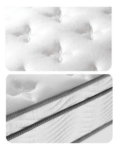 Colchón King Comprimido Nube Pocket 180x200x30cm Lubabycas