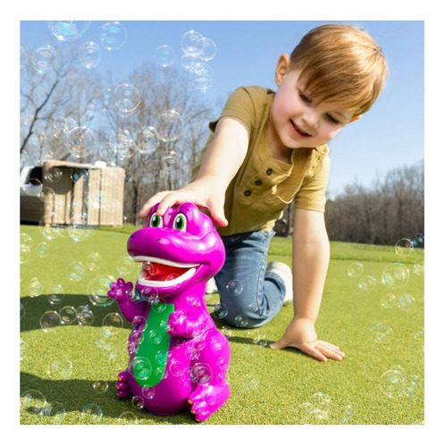 Barneys Bubbler Bump N Go Burbujero Luces Y Movimiento / B Púrpura