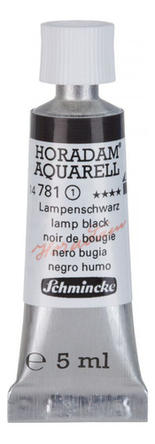 Tinta Aquarela Horadam Schmincke 5ml S1 781 Lamp Black