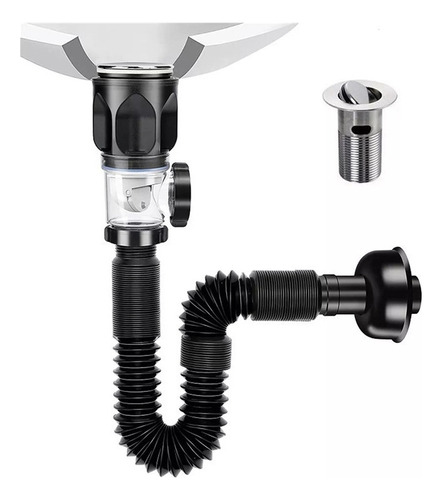 Para Ol Accesorios De Baño Con Tubos De Drenaje Flexibles