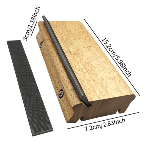 3/23/35 Degree Fret End Beveling File, Guitar Bass Fret End
