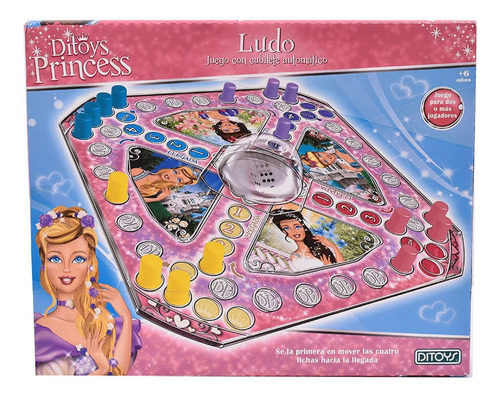 Ludo Princesas Juego De Mesa Original Ditoys Full