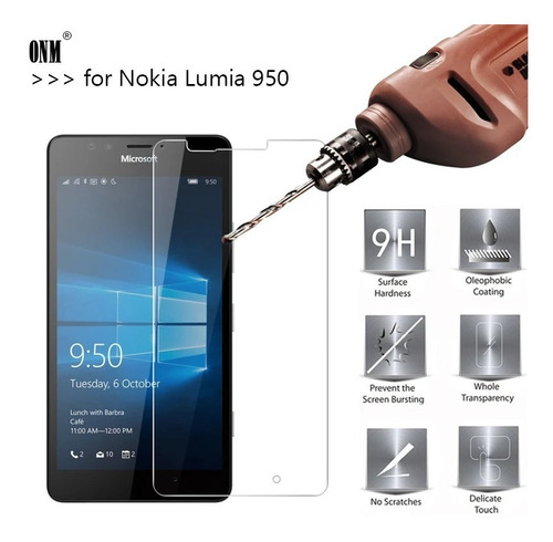 Vidrio Templado Glass Nokia Lumia 950 (premiun 9h)