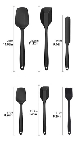 (bk) De 6 Raspadores De Silicona Para Tartas, Versátiles, Ut