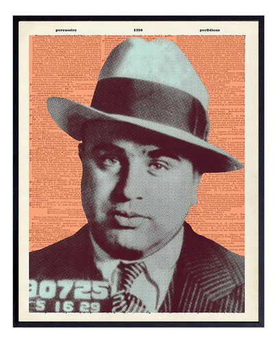 Arte Pop Del Mugshot De Al Capone Diccionario Decoraciã...