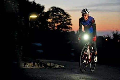 Juego Luces Led Silicona Para Bicicleta Delantera Y Trasera