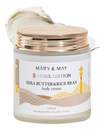 Crema corporal Mary & May Seoul Edition con mantequilla y salvado