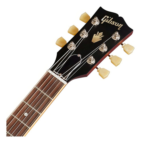 Guitarra Electrica Gibson Es-335 Satin Cherry Material Del Diapasón Palo De Rosa Orientación De La Mano Diestro