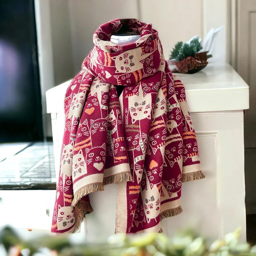 Bufanda Cálida Para Mujer Bufanda De Invierno Para Mujer Buf