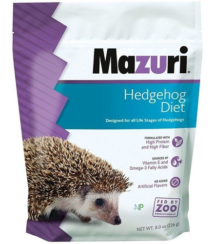 Mazuri Alimento Erizo De Tierra Hedgehog Diet 500gr. Np