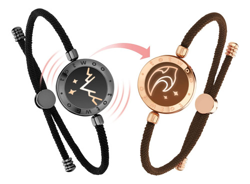 Totwoo Pulseras Táctiles De Larga Distancia Para Parejas, E