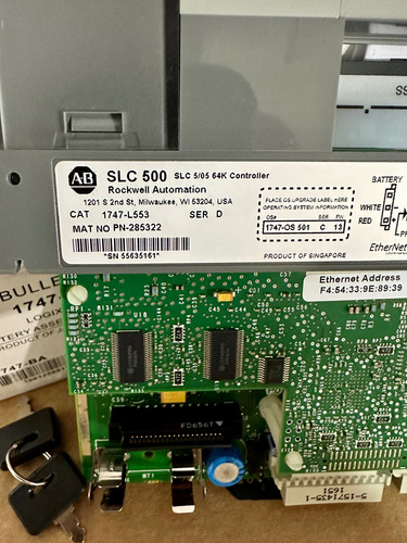 1747-l553 Série D Cpu Clp Allen-bradley Slc 5/05 64k Memory