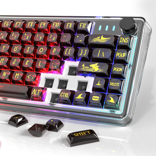 Magic-refiner 81 Keys Compact Gaming Keyboard Y Cable Usb C