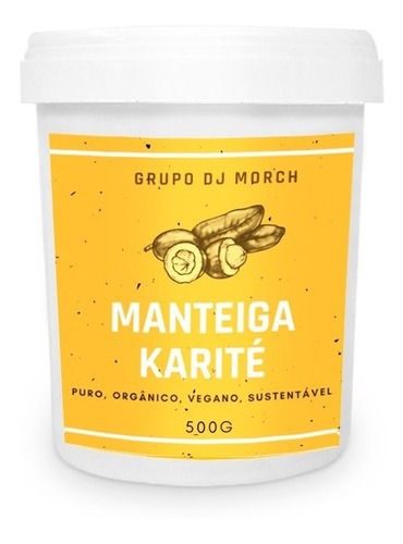 Imagem 4 de 5 de Manteiga De Karité Pura 100% Vegana 500gr Entrega Rápida