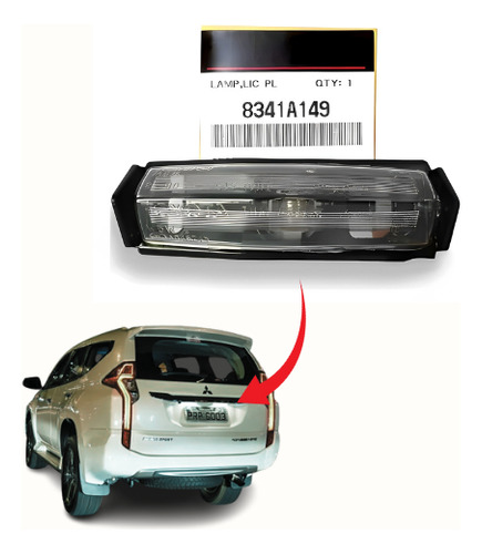 Luz Lanterna De Placa Pajero Sport 2018 Em Diante 8341a149