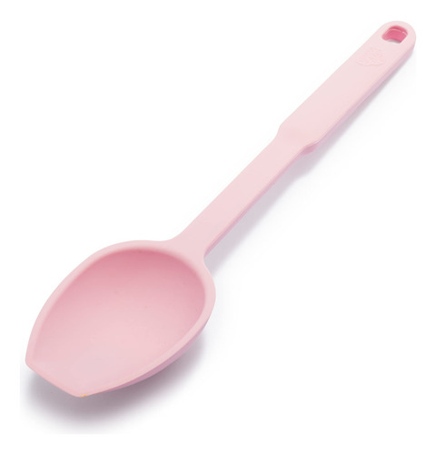 Cuchara De Silicona Rosa Suave Resistente Al Calor Y Manchas