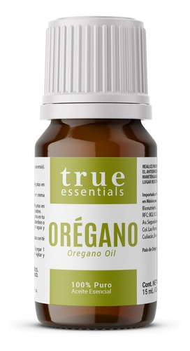 Aceite Esencial Orégano 100% Puro 15ml True Essentials