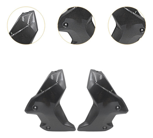 Protector De Carenado Del Marco Patrón De Fibra De Carbono