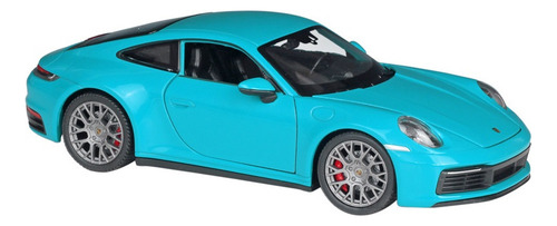 Welly 1:24 Porsche 911 Carrera 4s Azul Fundido A Presión Mod