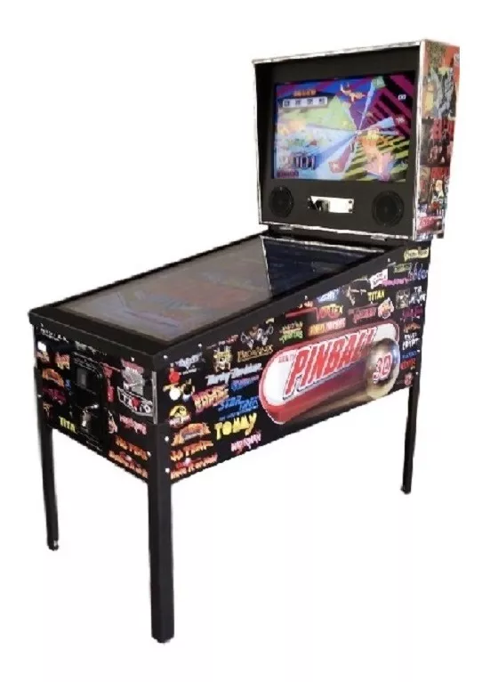 Máquina de Pinball Digital com 625 Jogos - Dinâmica Diversões 