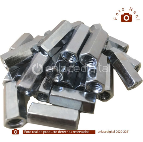 Imagen 4 de 9 de Cople Hexagonal Grambel 3/8 Varilla Roscada Ch38