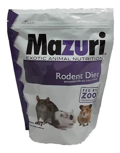 Mazuri Alimento Ratones Hamsters Gerbos 650 Grs Rodent Diet