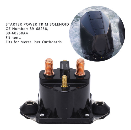 Relé Solenoide De Arranque De 12 V 8968258, 4 Terminales