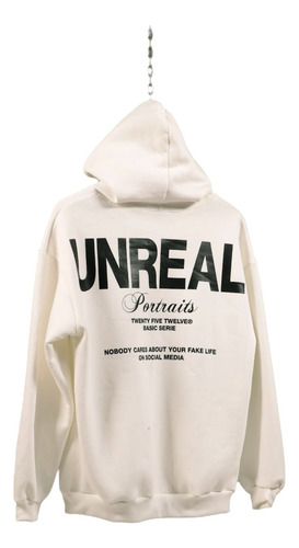 Buzo Unreal Friza Unisex Oversize Premium Moda