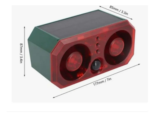 Alarma Solar Con Luz Y Sensor De Movimiento + Control