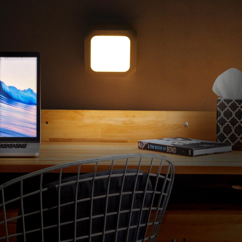 Luz Nocturna Led Regulable Con Enchufe De Ca Con Sensor De L