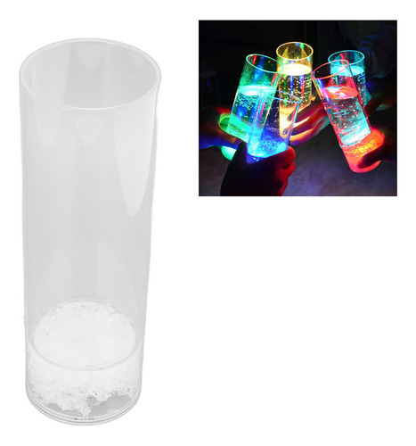 Luz Led De Copa Larga Multicolor Que Brilla Intensamente, Fu