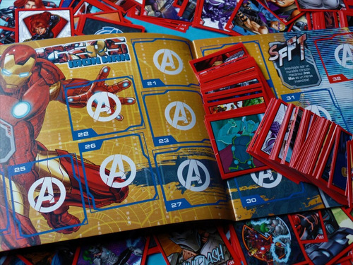 Avengers Album Sd Todas Las Figuritas Para Completarlo