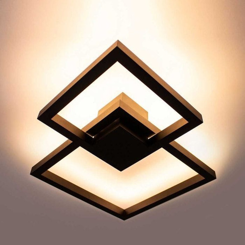 Plafon De Teto Led Moderno Com Luz Invertida